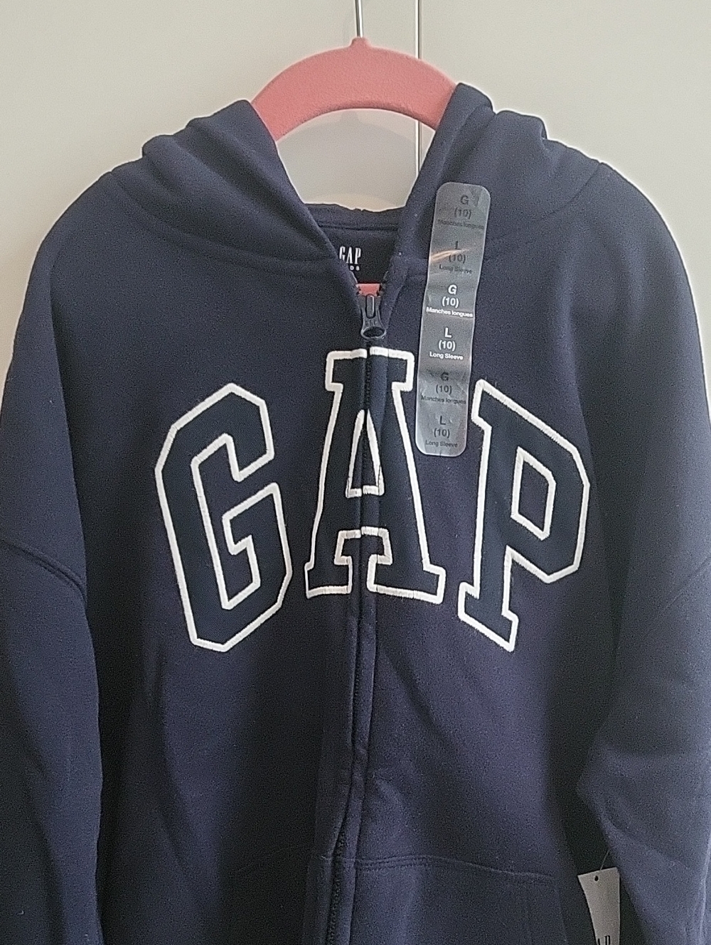 GAP Kids Navy Blue Full-Zip Hoodie
